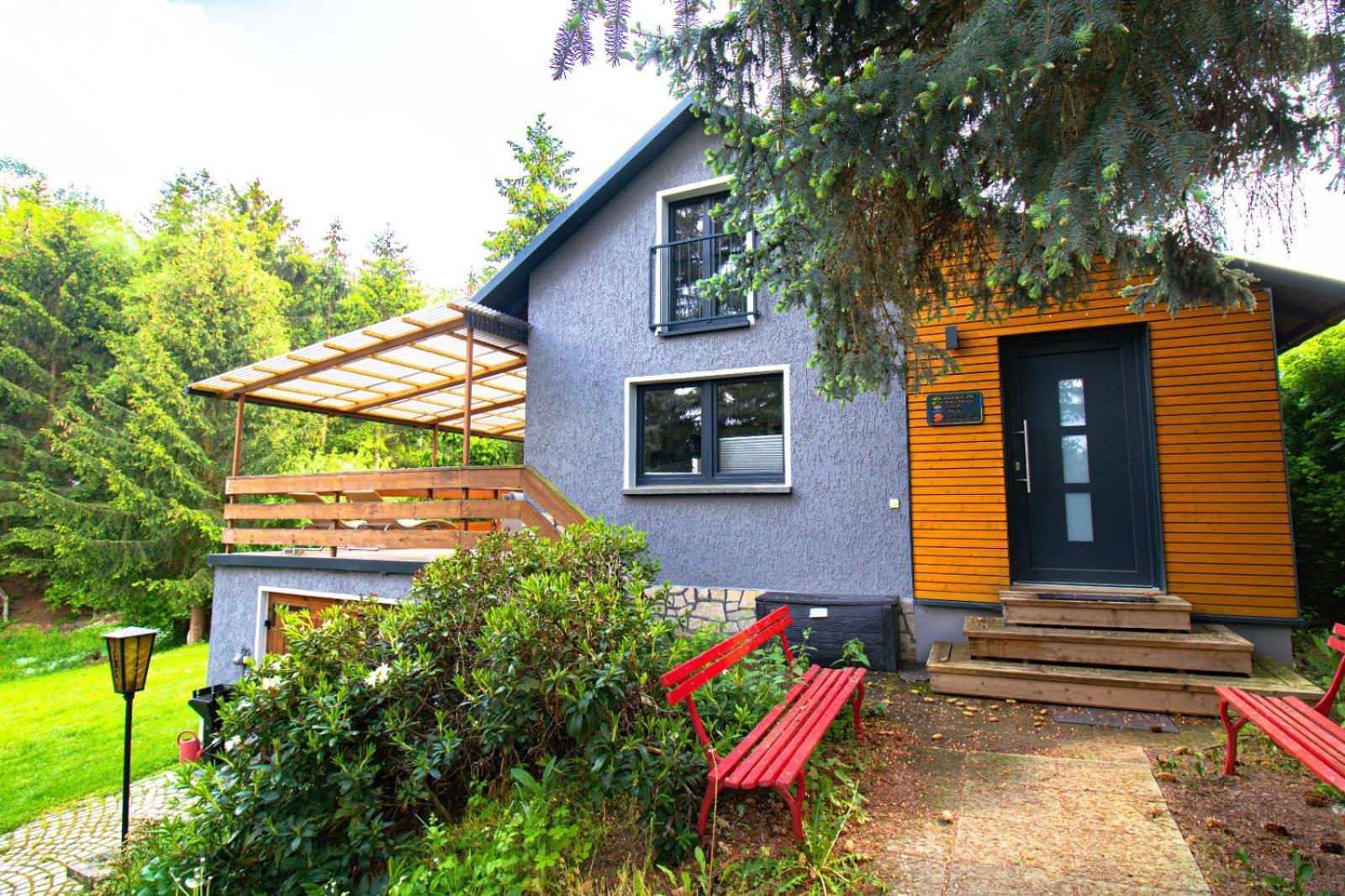 فيلا Residenz Waldfrieden Garnsdorf المظهر الخارجي الصورة